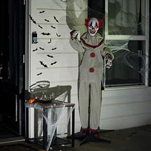 Load image into Gallery viewer, Best Choice Products Scary Harry The Motion Activated Animatronic Killer Clown, Halloween Prop w/Pre-Recorded Lines, Red Light Up Eyes, Moving Arms & Head