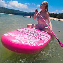 Load image into Gallery viewer, Pink Paddleboard Inflatable Paddle Board,ISUP 10'6''x32''x6'' Stand Up Paddle Board Standing Boat for Adult, Inflatable Paddle Boards for Adults 320lbs Capacity,15PSI Pressure(Pink)