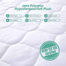 Load image into Gallery viewer, Sable Queen Size Electric Heated Mattress Pad, Safe Low Voltage Technology & Oeko-Tex 100 Standard, 10 Temperature Settings, FDA Registered Hypoallergenic Soft Plush, White