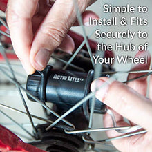 Load image into Gallery viewer, Activ Life Bicycle Spoke Lights (2 Tires, Color-Changing) Fun Accessory for Cool Beach Cruisers, Top Mountain, BMX Trick, Road, Recumbent, Commuting, Tandem, Kids & Folding Bike Best Wheel Lights