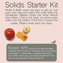 Load image into Gallery viewer, Mumi&Bubi Solids Starter Kit, Two Reusable Baby Food Freezer Storage Trays - Perfect Container for Homemade Baby Food - Each Tray has 21 x 1 oz Cubes, 42 oz Total Capacity