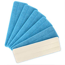 Load image into Gallery viewer, 6 Pack Microfiber Spray Mop Replacement Heads for Wet/Dry Mops, Reveal Mop Pads,Reusable Mop Pads Refills Compatible with Bona Floor Care System
