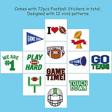 Load image into Gallery viewer, Amosfun 72Pcs Football Art Tattoos Football Sports Face Body Stickers Party Decorations