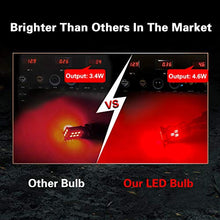 Load image into Gallery viewer, LASFIT 921 912 W16W LED Third Brake Center High Mount Stop Light Bulbs, Red Light, Plug&Play