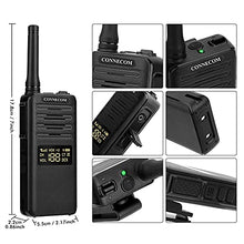 Load image into Gallery viewer, CONNECOM Two Way Radio - Digital & Analog Walkie Talkies for Adults, Rugged 2 Way Radio Rechargeable Business Walky Talky Suitable for Shop, Hotel, Warehouse, Restaurant, CEducation GD700 4 Pack