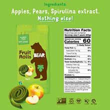 Load image into Gallery viewer, BEAR Real Fruit Snack Rolls - Gluten Free, Vegan, and Non-GMO - Apple (2 Rolls Per Pack) - Healthy School And Lunch Snacks For Kids And Adults 0.7 Ounce (Pack of 12)