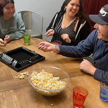Load image into Gallery viewer, WE Games Shut The Box Wooden 1-4 Player Board Game Travel Size, The Original Table Top Dice Game for Families, Learn Math, for Classrooms, Pubs or at Home, 14 inches, Includes 8 Dice