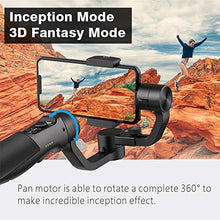 Load image into Gallery viewer, 3-Axis Handheld Smartphone Gimbal Stabilizer for iPhone X XR XS Vlog Youtuber Live Video Record with Sport Inception Mode Face Object Tracking Motion Time-Lapse - Hohem Isteady Mobile Plus