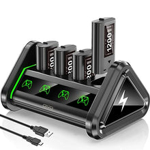 Load image into Gallery viewer, Rechargeable Battery Packs with Charger for Xbox Series X /S & Xbox One 1 X/S/Elite Controller, OIVO Controller High-Capacity Battery Packs Rechargeable for Xbox 1 /One / Series X / S Controller