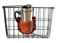 Load image into Gallery viewer, Rocky Mountain Holster Leather Bicycle Cup Holder - Brown