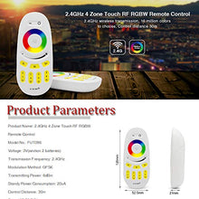 Load image into Gallery viewer, Mi Light Wireless 2.4G RF RGB + White/Warm White Controller Kit, 4 x Controllers and 4-Zone Remote, Wi-Fi Bridge Compatible, 4CH Multicolor RGBW/RGBWW LED Strip Light Controller