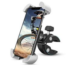 Load image into Gallery viewer, 2020 Super Large Bike Phone Mount,Aluminum Alloy Clamp with 360° Rotation Sport Bicycle Phone Mount/Bike Accessories/Bike Phone Holder for Any Smartphone Android GPS Other Devices Between 4.7 to 7 in