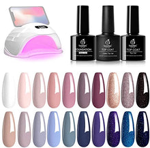 Load image into Gallery viewer, Beetles 23 Pcs Gel Nail Polish Kit with UV LED Nail Lamp