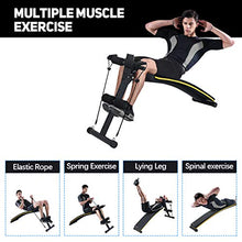 Load image into Gallery viewer, Doufit Adjustable Sit Up Bench for Workout, WB-03 Abs Multi-Function Training Bench for Home Gym, Abdominal Workout Bench with 3 Adjustable Height Settings