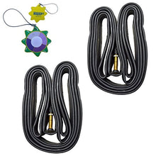 Load image into Gallery viewer, HQRP 2-Pack 700c Bike Tubes Presta (French) Valve for Cannondale Adventure/Althea/Bad BOY/CAADX/Quick/SUPERX/Synapse Plus Sun Meter