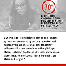 Load image into Gallery viewer, Gaming Glasses | Blue Light Blocking Glasses | Intercept/Onyx by Gunnar | 65% Blue Light Protection, 100% UV Light, Anti-Reflective To Protect & Reduce Eye Strain & Dryness