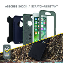 Load image into Gallery viewer, OTTERBOX DEFENDER SERIES Case for iPhone SE (2nd Gen - 2020) & iPhone 8/7 (NOT PLUS) - Retail Packaging - STORMY PEAKS (AGAVE GREEN/MARITIME BLUE)