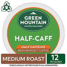 Load image into Gallery viewer, Green Mountain Coffee Half-Caff Keurig K-Cups Coffee, 12 ct