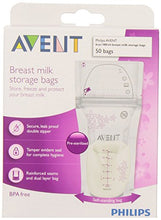 Load image into Gallery viewer, Philips Avent Breast Milk Storage Bags, Clear, 6 Ounce, 50 Pack