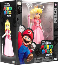 Load image into Gallery viewer, The Super Mario Bros. Movie - 5 Inch Action Figure Series 1 – Princess Peach Figure with Umbrella Accessory
