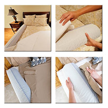 Load image into Gallery viewer, Toddler Bed Rail Bumper - Foam Safety Bed Rail, Portable Bedside Sleep Guard | Non-Slip, Water Resistant, Washable Cover | Kids Baby Children Adults Seniors | Twin Full Queen King | Home Hotel Travel