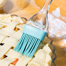 Load image into Gallery viewer, Teal Silicone Pastry Brush for Cooking and Baking, Basting Brush for Oil and Sauce , BBQ Grill Brush Kitchen Joy - Ideal as Turkey Baster, Cooking Brush & Food Pastry Brush for Baking