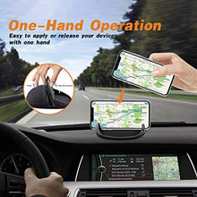 Load image into Gallery viewer, Loncaster Car Phone Holder, Car Phone Mount Silicone Car Pad Mat for Various Dashboards, Slip Free Desk Phone Stand Compatible with iPhone, Samsung, Android Smartphones, GPS Devices and More, Black