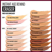 Load image into Gallery viewer, Maybelline Instant Age Rewind Eraser Dark Circles Treatment Concealer, Deep Bronze, 0.2 Fl Oz (Pack of 1)(Packaging May Vary)