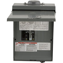 Load image into Gallery viewer, Square D by Schneider Electric QO1DM10030TRBR 30-Amp Generator Main Breaker Outdoor Manual Transfer Switch with 30-Amp Twist-lock Receptacle