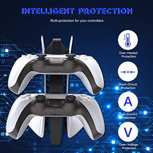 Load image into Gallery viewer, NexiGo PS5 Accessories Holiday Bundle, DualSense Controller Charger Special Edition, PS5 Cooling Fan with LED Light, Horizontal Stand for Disc & Digital Edition