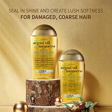 Load image into Gallery viewer, OGX Extra Strength Renewing + Argan Oil of Morocco Penetrating Hair Oil Treatment, Deep Moisturizing Serum for Dry, Damaged & Coarse Hair, Paraben-Free, Sulfated-Surfactants Free, 3.3 fl oz
