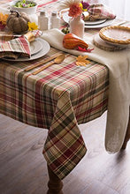 Load image into Gallery viewer, DII Cabin Tablecloth Collection, Give Thanks, 60x104 Tablecloth, Plaid