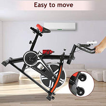 Load image into Gallery viewer, Exercise Bike Recumbent Cycle Bike Trainer Indoor Cycling Bike Stationary with LCD Display and Bottle Holder Static Spin Exercise & Fitness Equipment for Home Office Cardio Workout Bike Training