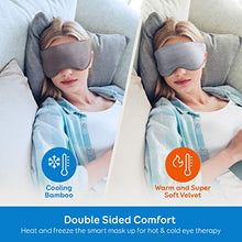 Load image into Gallery viewer, BUZIO Weighted Blanket 4 Piece Set with 2 Removable Duvet Covers & 1 Weighted Sleep Mask, Heavy Blanket for Hot & Cold Sleepers - Kids or Adults (60 x 80 inches - 20 lbs,Gray)