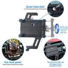 Load image into Gallery viewer, Rugged Heavy Duty Dash Bar Phone Holder, Dashboard Cell Phone Mount for 2011-2018 Jeep Wrangler JK JKU 2/4 Door