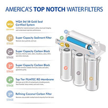 Load image into Gallery viewer, APEC Water Systems RO-90 Ultimate Series Top Tier Supreme Certified High Output 90 GPD Ultra Safe Reverse Osmosis Drinking Water Filter System, Chrome Faucet