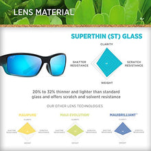Load image into Gallery viewer, Maui Jim Barrier Reef Wrap Sunglasses, Blue W/Turquoise/Blue Hawaii Polarized, Medium