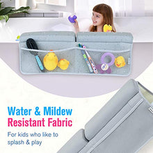 Load image into Gallery viewer, Elis & Alis Bath Kneeler with Elbow Rest Pad, Baby Bath Kneeling Set, Knee and Elbow Cushioned Support, Water Resistant Fabric, Mesh Pocket for Infant Toys & Bathing Accessories