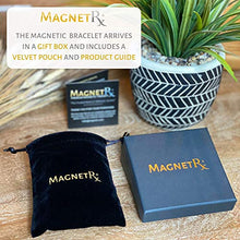 Load image into Gallery viewer, MagnetRX® Pure Copper Magnetic Bracelet - Arthritis Pain Relief & Carpal Tunnel Magnetic Therapy Copper Bracelets - Adjustable Wide Copper Cuff Bracelet with 12 Magnets (Brushed Copper, M/L)