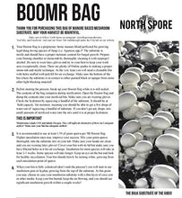Load image into Gallery viewer, Boomr Bag 5lb | Manure Based Bulk Substrate Blend | Grow Edible Mushrooms at Home | Easy to Use in a Monotub | Box with Sterile Mushroom Substrate