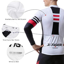 Load image into Gallery viewer, X-TIGER Cycling Clothes for Men Long Sleeve Mountain Bike Road Bicycle Shirt Jeresys Pants Padded Bike Jakcet Outfit Red