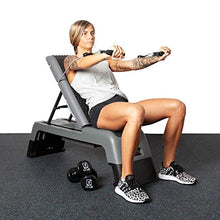 Load image into Gallery viewer, Fitness First Aerobic Step Combo Bench, Black