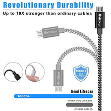 Load image into Gallery viewer, PS4 Controller Charger Charging Cable – 2 Pack 10FT Nylon Braided Micro USB 2.0 High Speed Data Sync Cord for Playstation 4, PS4 Slim/Pro, Xbox One S/X Controller, Android Phones (2 Pack)