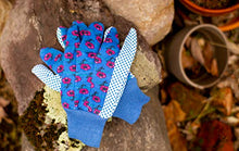 Load image into Gallery viewer, G & F Products 1852-3 Women Soft Jersey Garden Gloves, Women Work Gloves, 3-Pairs Green/Pink/Blue per Pack