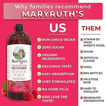 Load image into Gallery viewer, Liquid Multivitamin Raspberry & Liquid Probiotic 4oz Bundle by MaryRuth’s | Vegan Vitamin A, B, C, D3, E & Amino Acids | Immune, Digestion, Focus & Energy Support | Gut Health Supplement.