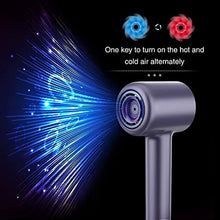 Load image into Gallery viewer, Professional Hair Dryer, Powerful Brushless Motor Blow Dryer for Fast Drying, Ionic Hair Dryer with 3 Heating/3 Speed Settings, Hot and Cold Automatic Cycle, Portable for Home & Travel