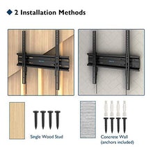 Load image into Gallery viewer, Tilt TV Wall Mount Bracket for Most 23-55 in TVs, Low Profile TV Mount with 5 Cable Ties, Max VESA 400x400mm, Hold up to 99 lbs