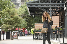 Load image into Gallery viewer, Travelon Anti-theft Heritage Crossbody Bag, Pewter