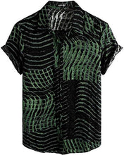 Load image into Gallery viewer, VATPAVE Mens Floral Hawaiian Shirts Short Sleeve Button Down Beach Shirts 3X-Large Dark Green