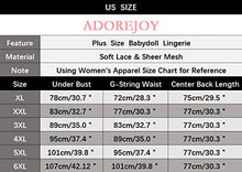 Load image into Gallery viewer, ADOREJOY Womens Babydoll Lingerie Set Plus Size Sleepwear(5XL,Blue)